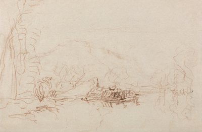 River Scene by David Cox